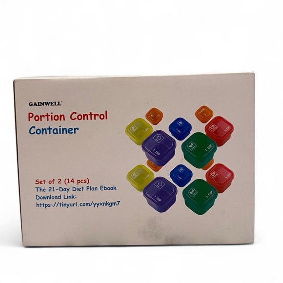 Portion Control Containers. - Picture 1 of 6